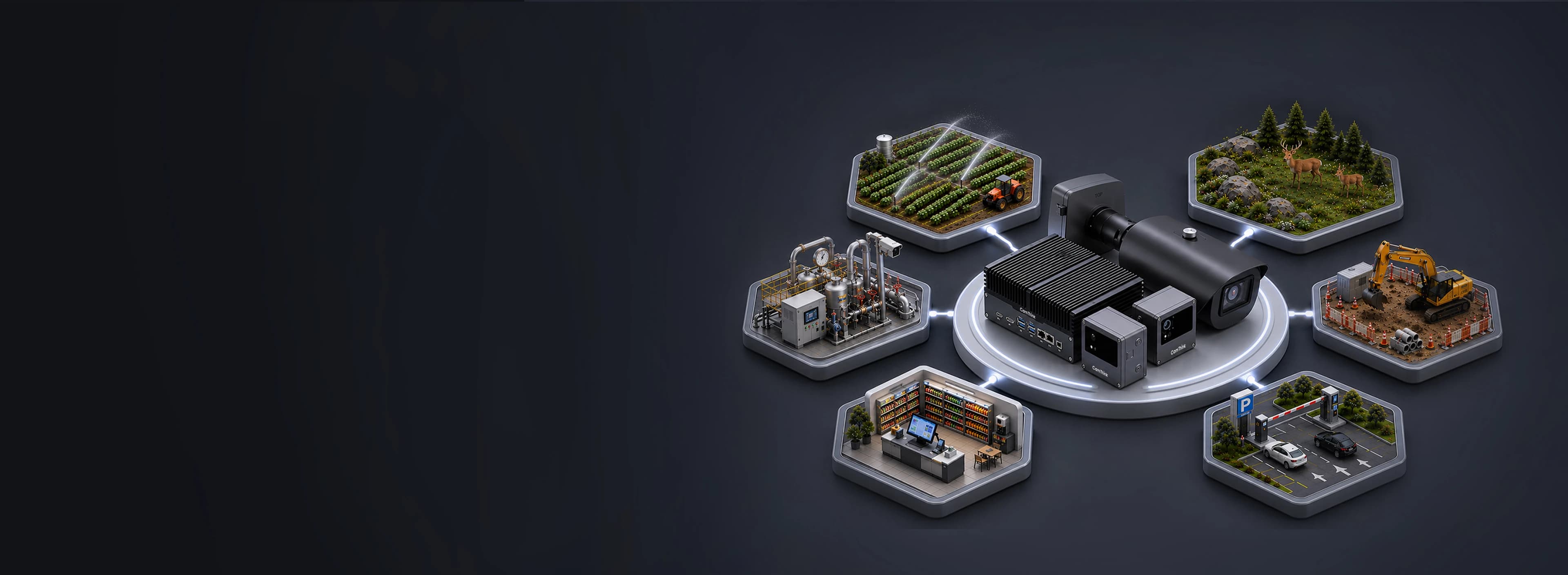CamThink edge AI solutions for security monitoring, infrastructure inspection, and operational intelligence