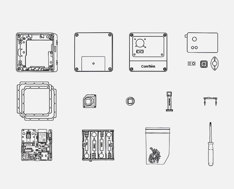 NE101 Dev Kit components