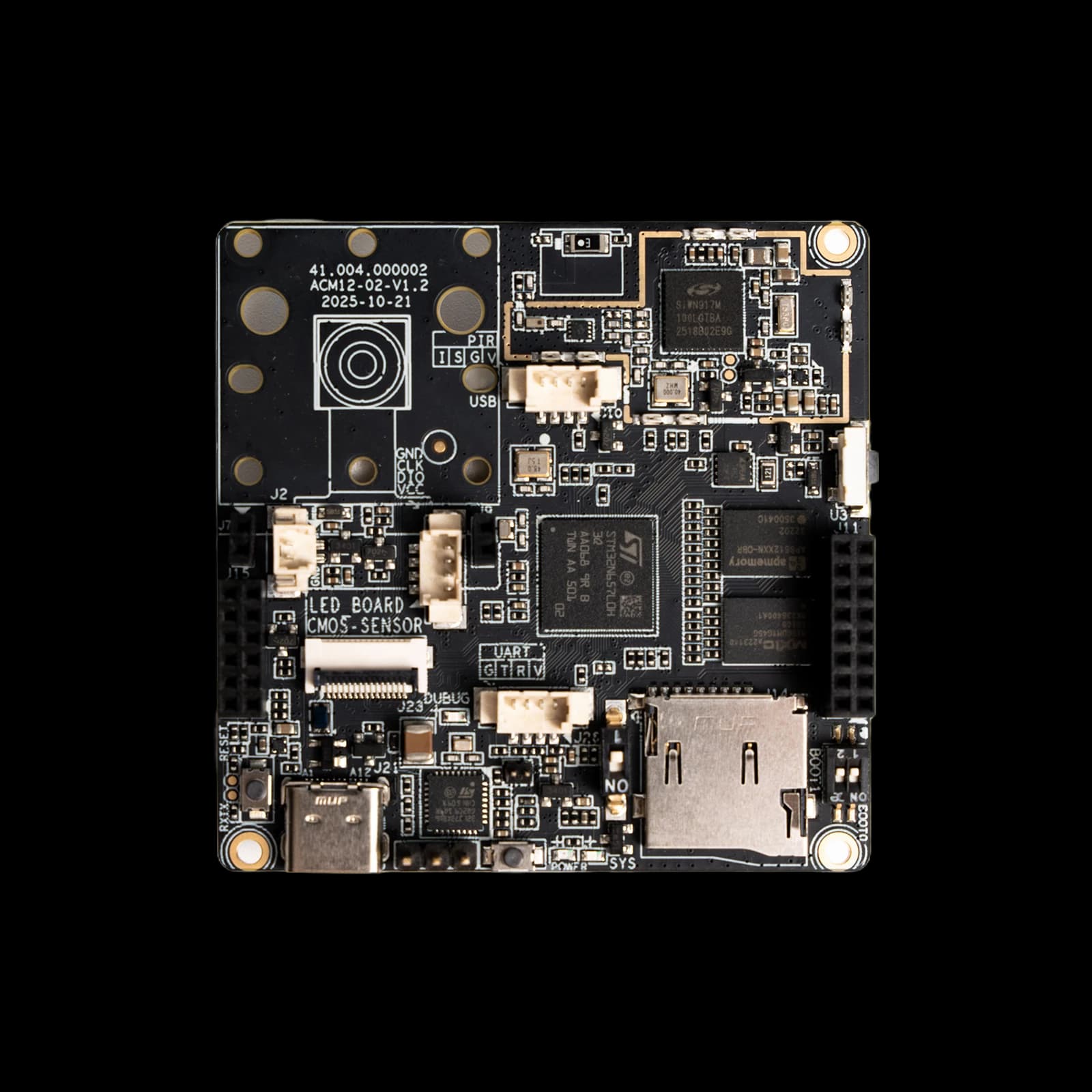 NE301 STM32N6 vision development board front view