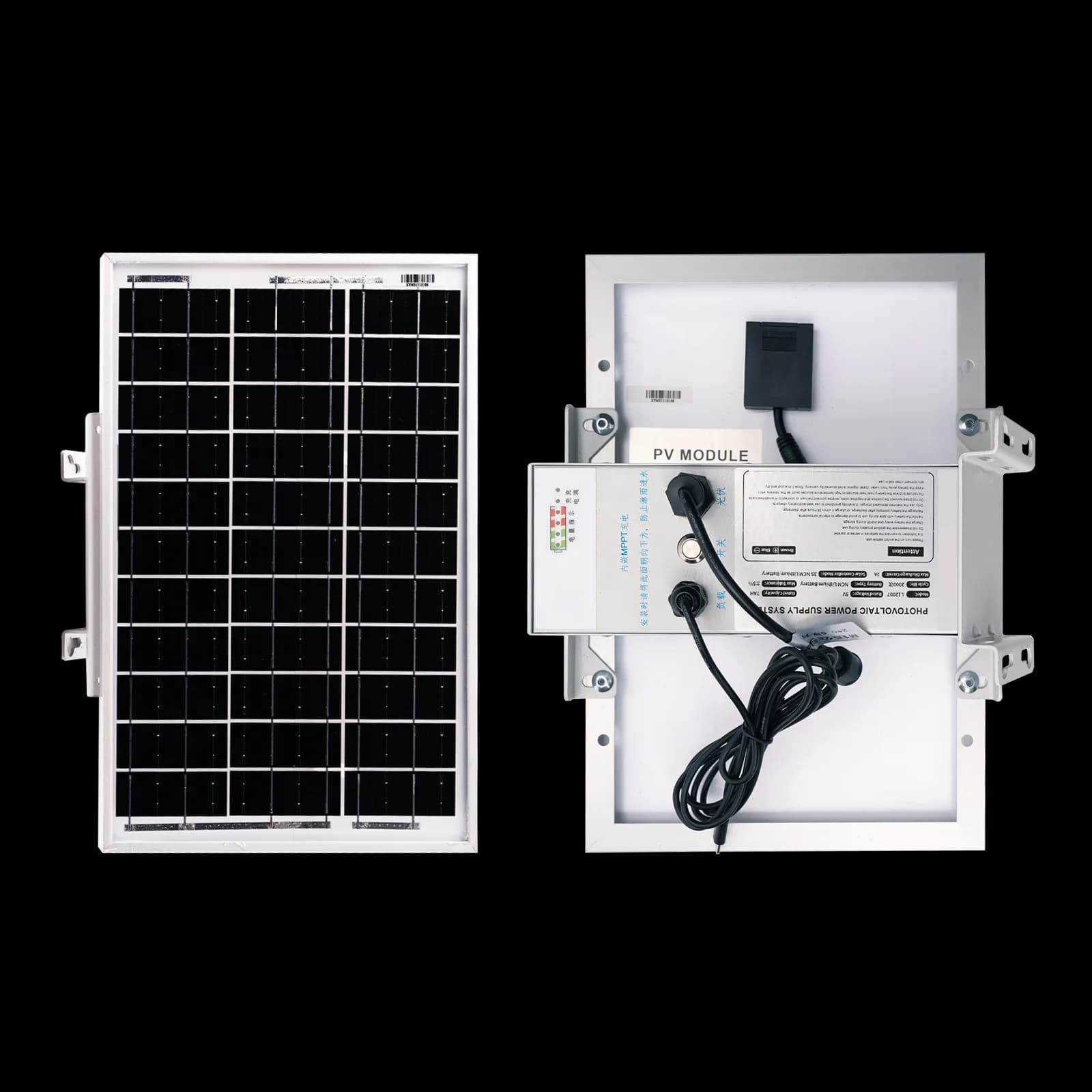 10W solar panel and 7Ah outdoor battery kit