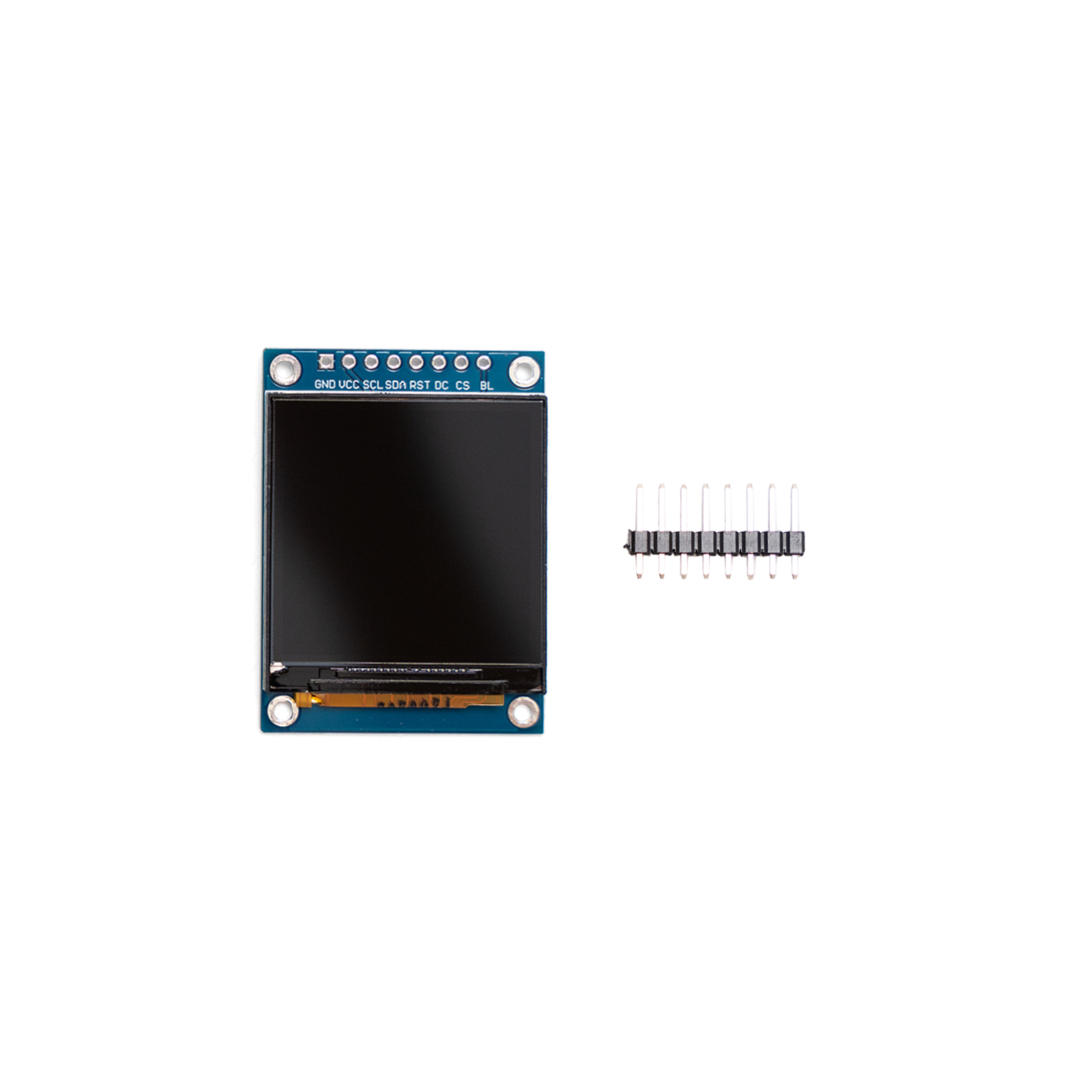1.54-inch TFT Color LCD Module, IPS Full Viewing Angle, SPI Interface, 240×240 Resolution, ST7789 (3.3V / 8-Pin)