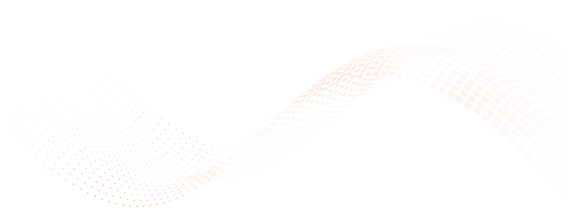 Abstract orange dotted wave background design