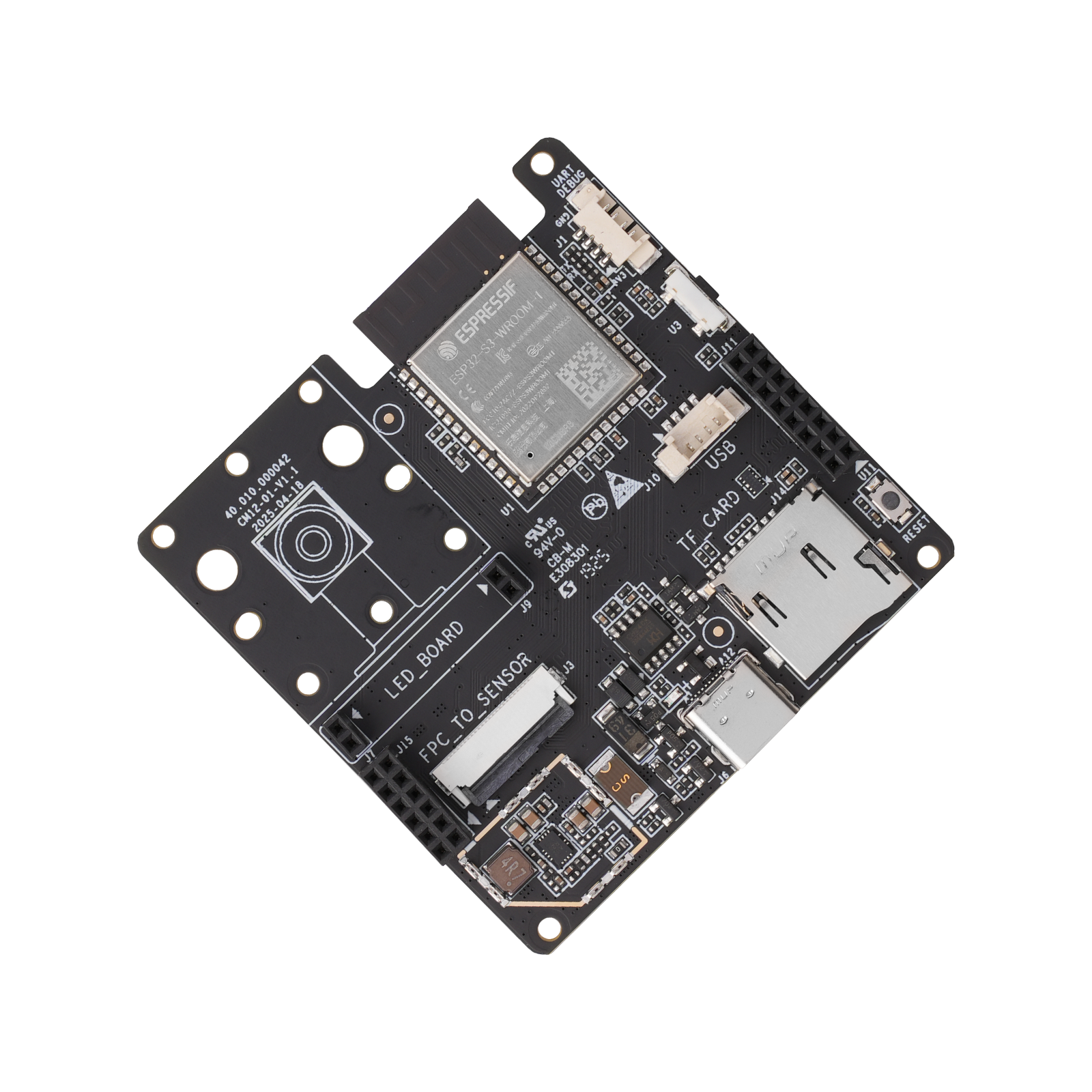 NE100-MB01 ESP32-S3 developer board for modular AI camera projects