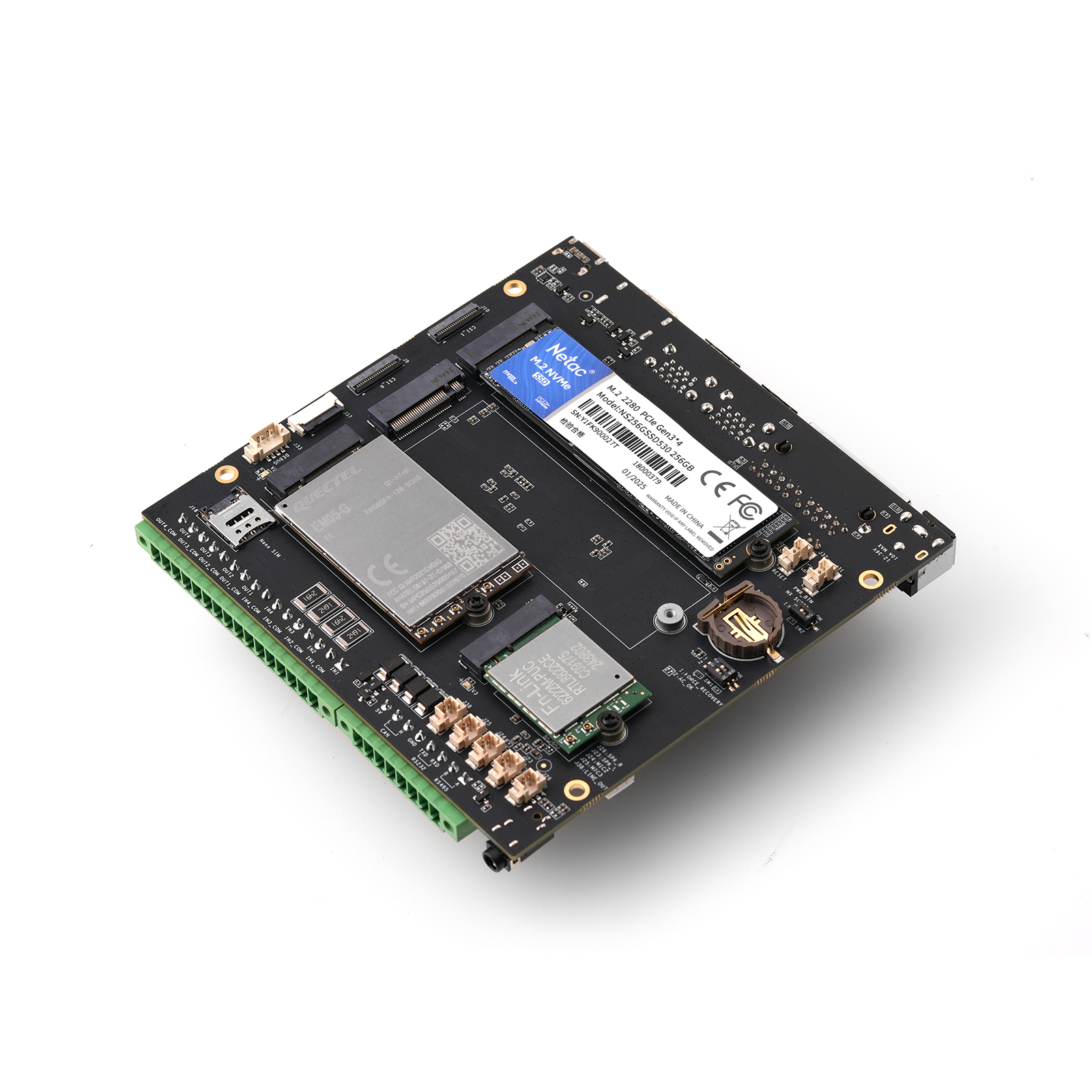 NeoEdge Jetson Orin Carrier Board Installed with SSD Card 5G WiFi Modules