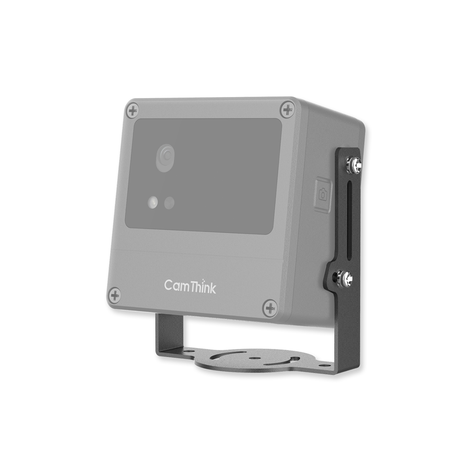 base-mounting NE101 camera installed on base bracket