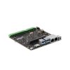edge-ai-system-carrier-board Angled corner view of industrial I/O expansion board used with CamThink NG4500