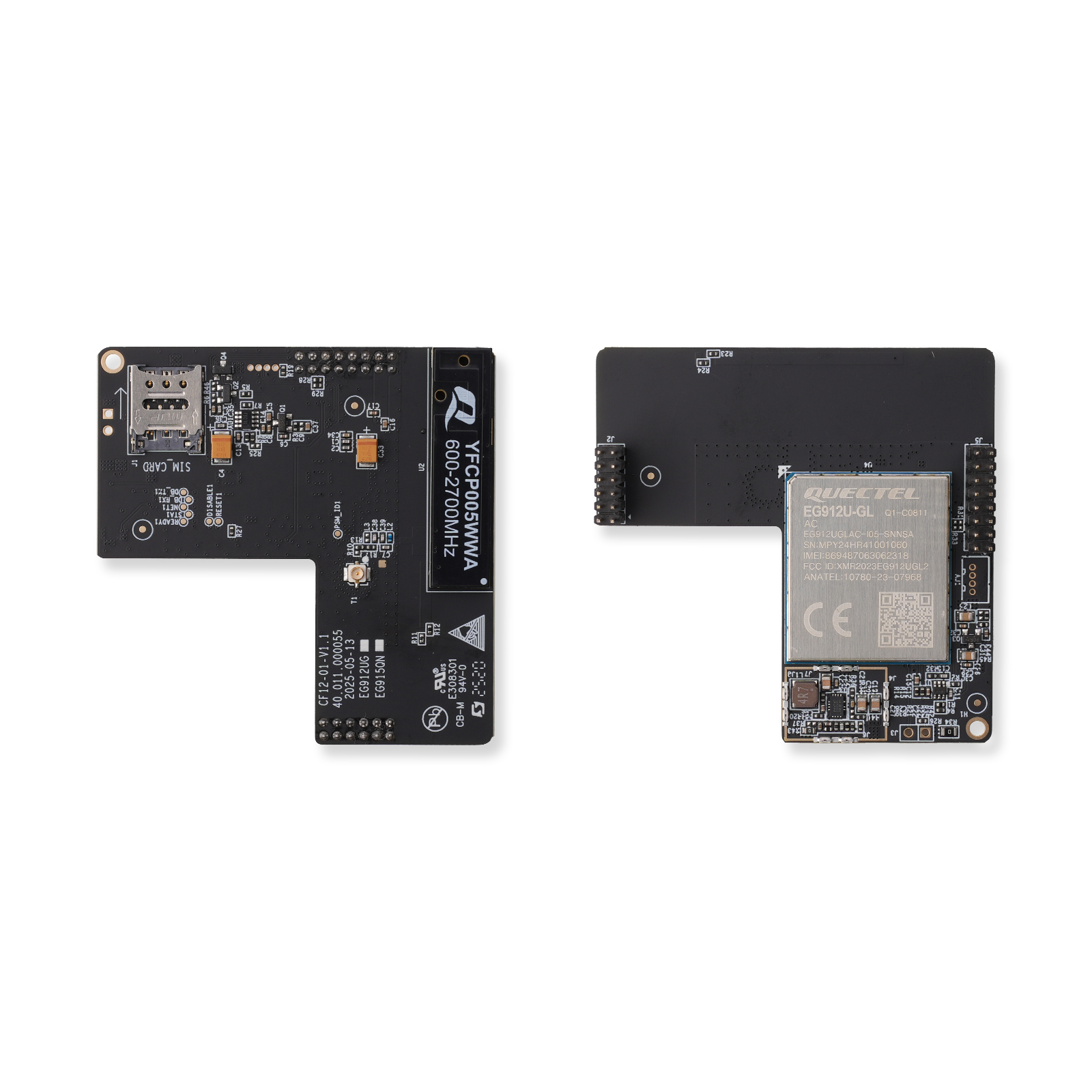 neoeyes-communication-cat1-module CamThink Cat.1 LTE module front and back view