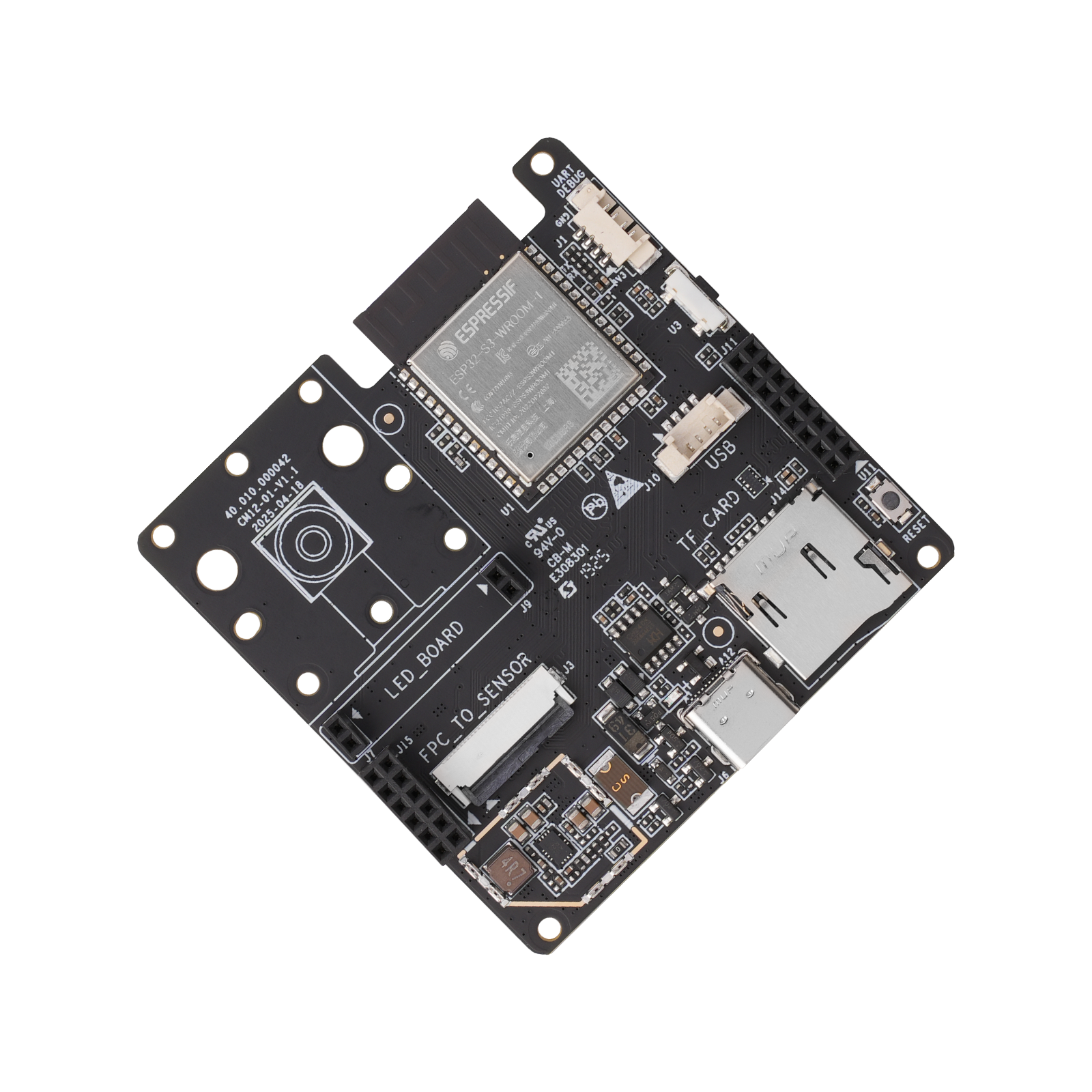 camthink-ne101-industrial-pcb-mainboard-front NeoEyes NE101 ESP32-S3 Development Board