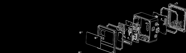 Exploded diagram showing the NE301 Modular Integration and customization of I/O sensing systems.