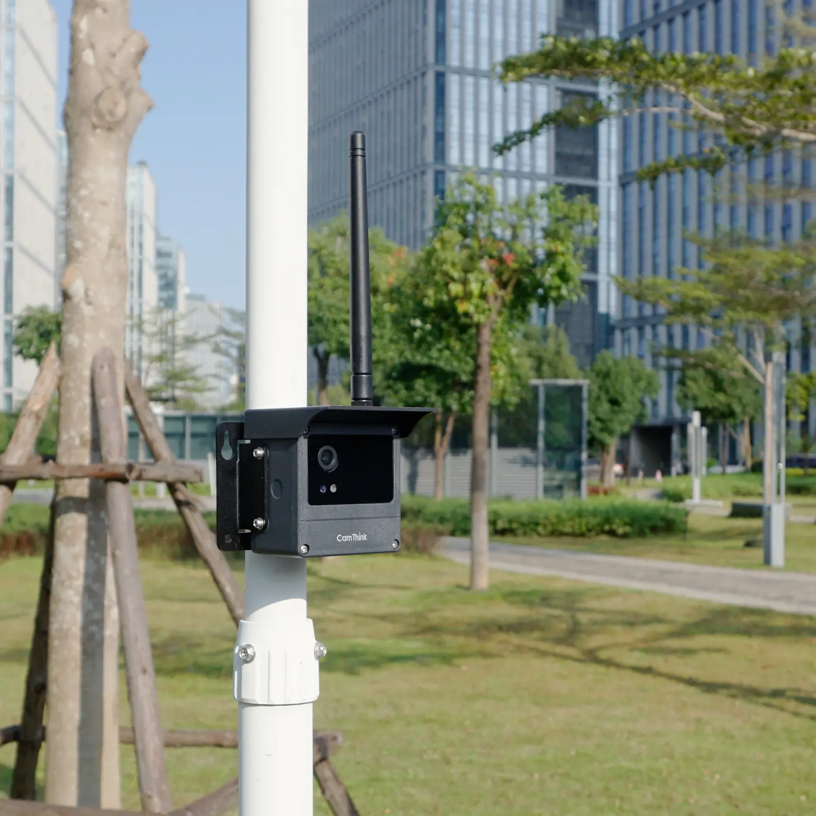 ne301-weather-shield-antenna-outdoor-deployment NeoEyes NE301 STM32N6 Edge AI Camera with Weather Shield & Antenna