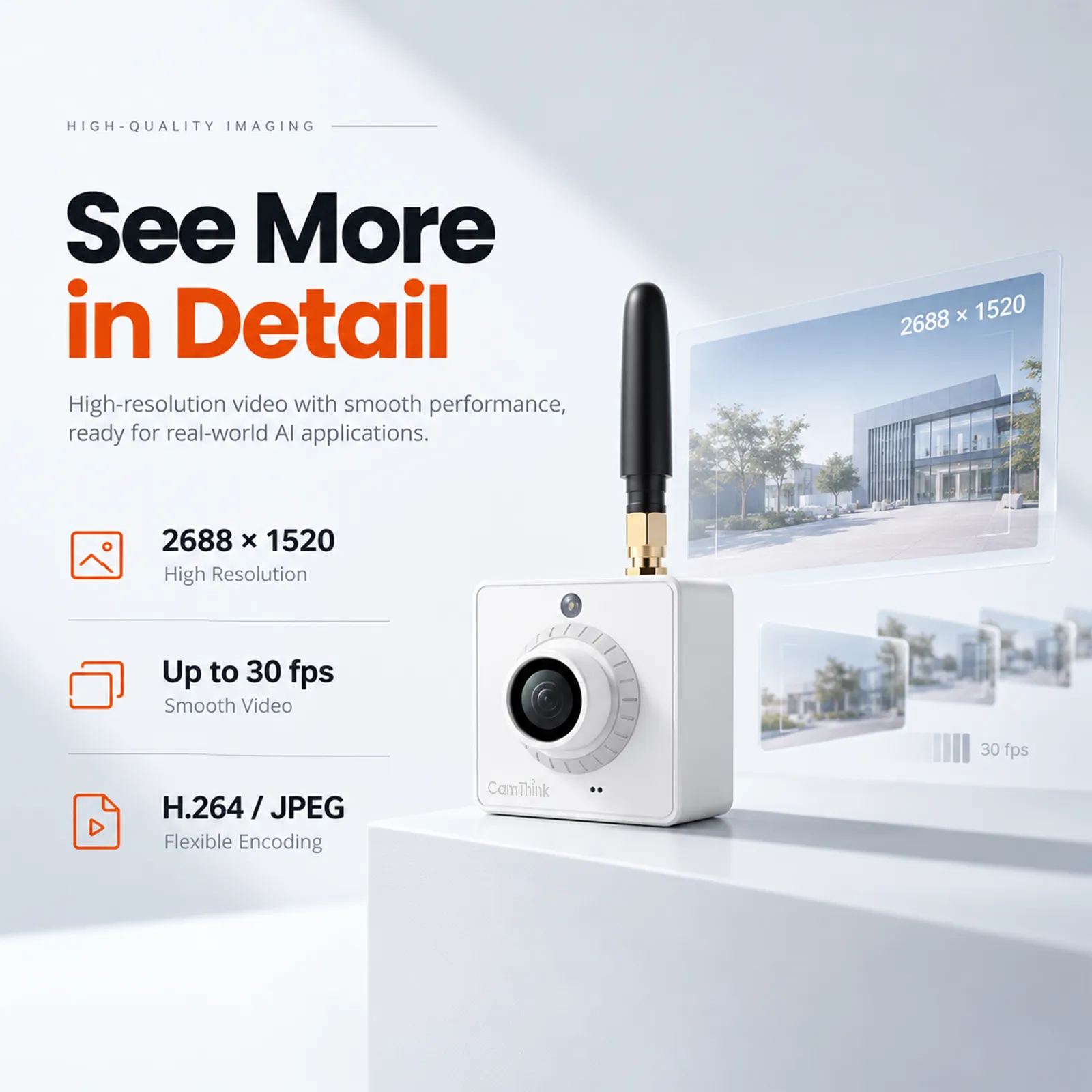 ne302-lens-detail NeoEyes NE302 Compact STM32N6 AI Vision Node