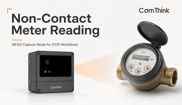 Non-Contact Meter Reading Camera for OCR Workflows | CamThink