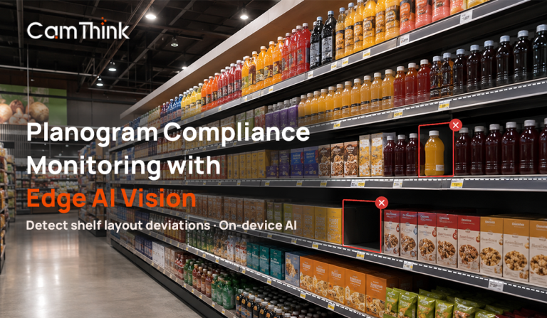 Planogram Compliance Monitoring with Edge AI Cameras