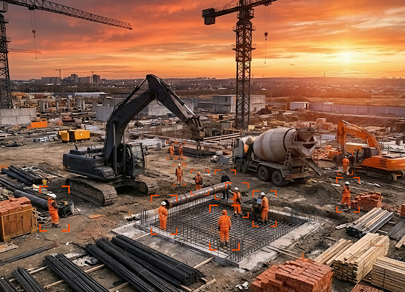 Edge AI computer box enhancing efficiency in industrial automation, construction, smart city, and retail environments.