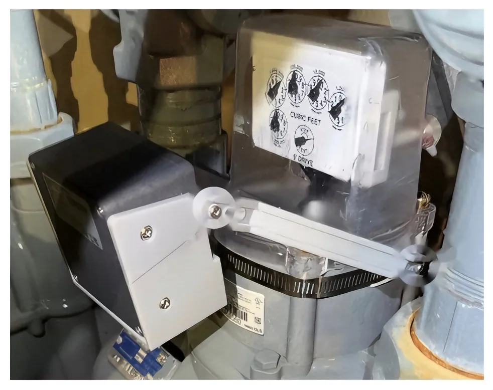 Underground water meter pit with NE101 camera deployment — IP67 weatherproof enclosure, LTE Cat.1 connectivity, built-in fill light for dark environments