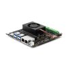 Jetson Orin carrier board with mounted active cooling fan for edge AI applications