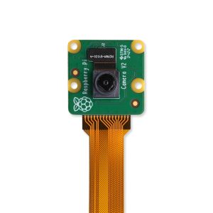 Front view of Raspberry Pi IMX219 camera module V2.1 with lens