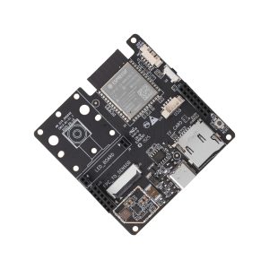Diagonal angle of NE101 smart camera mainboard highlighting compact 60mm PCB size