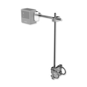 NE101 mounted on long pole bracket for industrial setup